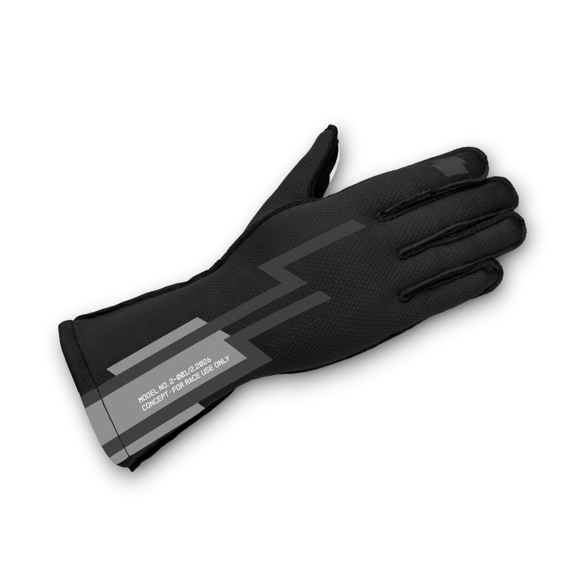 OFFSET CONCEPT FIA Karting Gloves Black Ghost